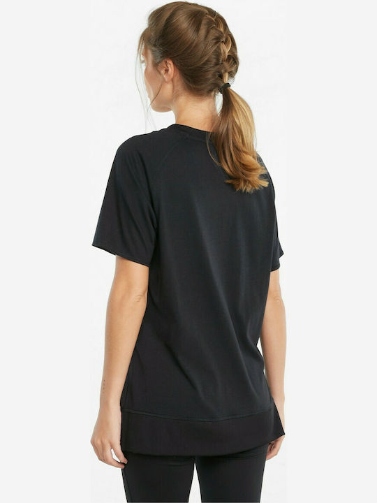 Puma Studio Damen Sportlich T-shirt Schwarz