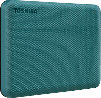 Toshiba Canvio Advance 2020 USB 3.2 Εξωτερικός HDD 2TB 2.5" Πράσινο