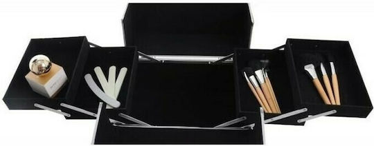 Cosmetic Case S Μεταλλικό Βαλιτσάκι Αισθητικής Μαύρο Υ28.5xΠ36xΒ26εκ.