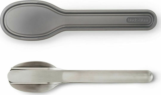 Black+Blum Black & Blum Cutlery for Camping Stainless Steel Fork-Knife-Spoon in Case