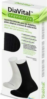 Herbi Feet Diavital Regenactiv Classic Below Knee Socks Calf High Gray