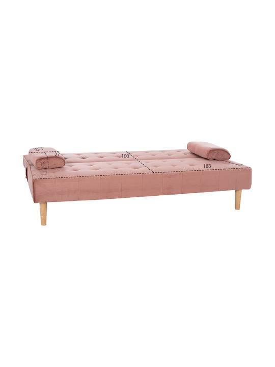 Wanda Διθέσιος Καναπές Κρεβάτι Σάπιο Μήλο 188x83x83εκ. HM3149.12