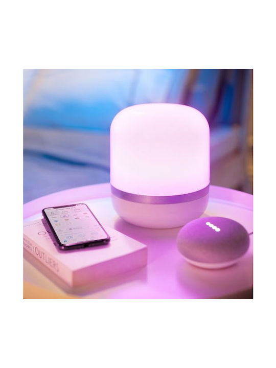 WiZ Hero WiFi Επιτραπέζιο Διακοσμητικό Φωτιστικό με Φωτισμό RGB LED RGB σε Λευκό Χρώμα