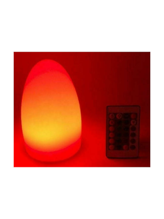 Grundig Επιτραπέζιο Διακοσμητικό Φωτιστικό με Φωτισμό RGB LED Μπαταρίας σε Λευκό Χρώμα