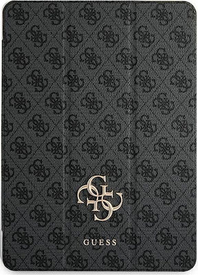 Guess 4G Collection Flip Cover Δερματίνης Γκρι (iPad Pro 2021 11")