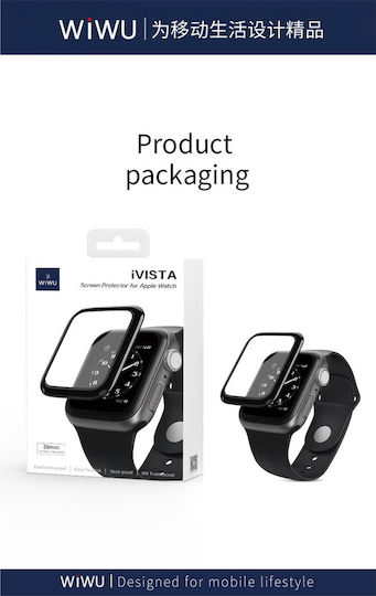Wiwu iVista 2 pack Закалено стъкло за цялото лице за Apple Watch 44 мм 2бр