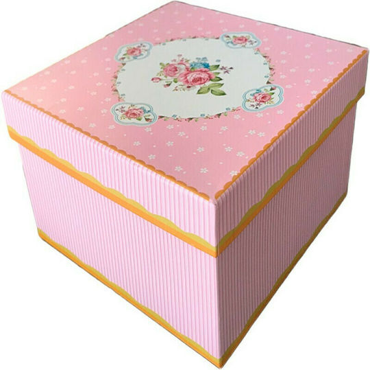 Karvounis Floral Flowers Чаша от Порцелан с Капак Многоцветна