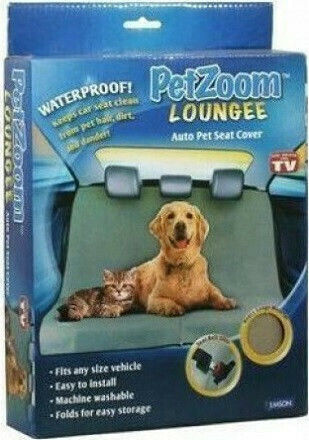 Factory Petzoom Loungee Αδιάβροχο Κάλυμμα Καθίσματος Αυτοκινήτου για Σκύλο Προστατευτικό 1,20m x 1,40m Μπεζ