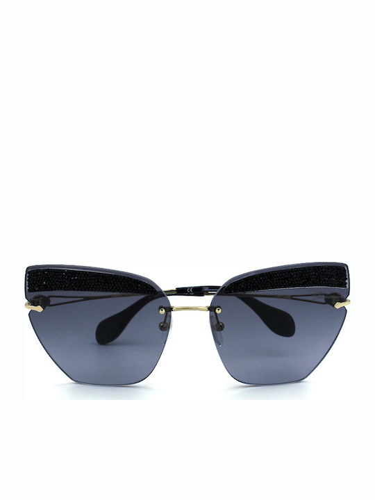 Blumarine Ochelari de soare Χρυσά cu Cadru & Violet Lentilă Blumarine Ochelari de soare Χρυσά cu Cadru & Violet Lentilă