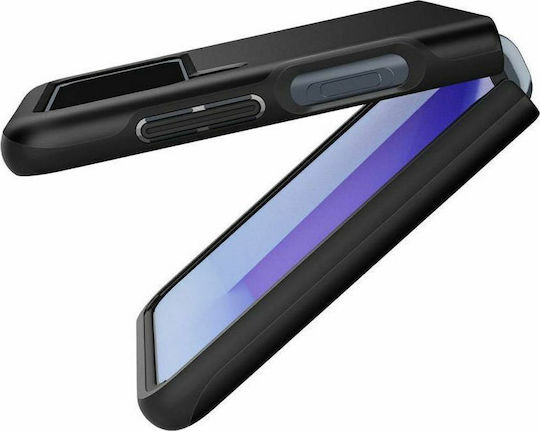 Spigen Thin Fit Umschlag Rückseite Kunststoff 1.55mm Schwarz (Galaxy Z Flip3 5G)