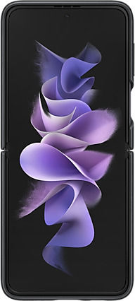 Samsung Leather Cover Back Cover Leather Black (Galaxy Z Flip3)