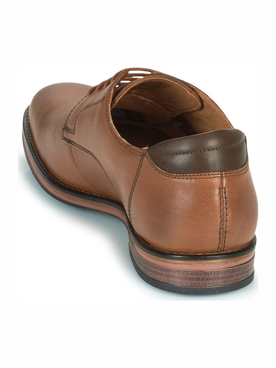 Derbies Citistridewalk Δερμάτινα Ανδρικά Σκαρπίνια Καφέ