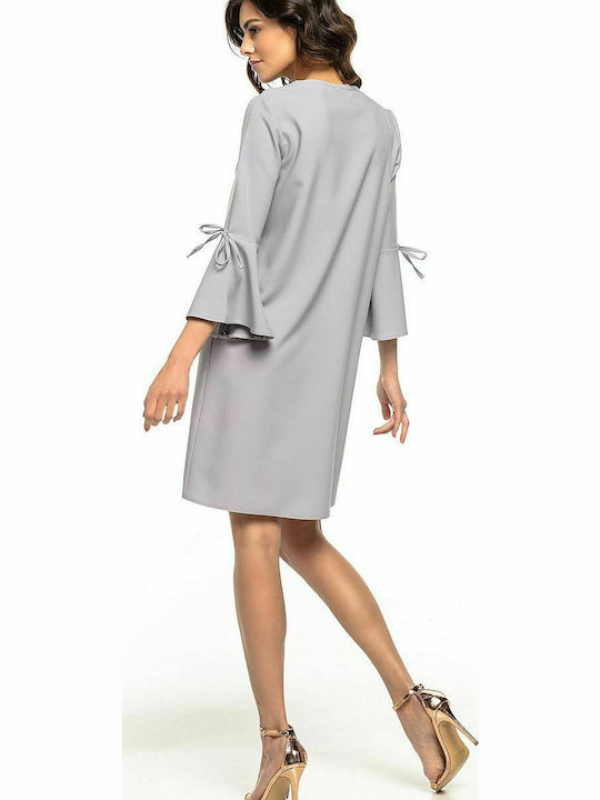 Tessita Mini Evening Dress Gray