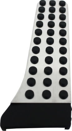 Carner KPMB01 Car Pedal Set for Mercedes Benz C Aluminum Silver 4pcs