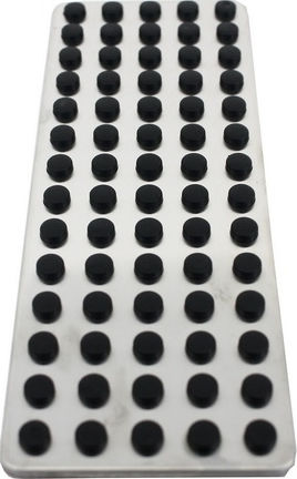 Carner KPMB01 Car Pedal Set for Mercedes Benz C Aluminum Silver 4pcs
