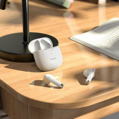 Hoco ES56 Scout Earbud Bluetooth Handsfree Earphones with Charging Case White