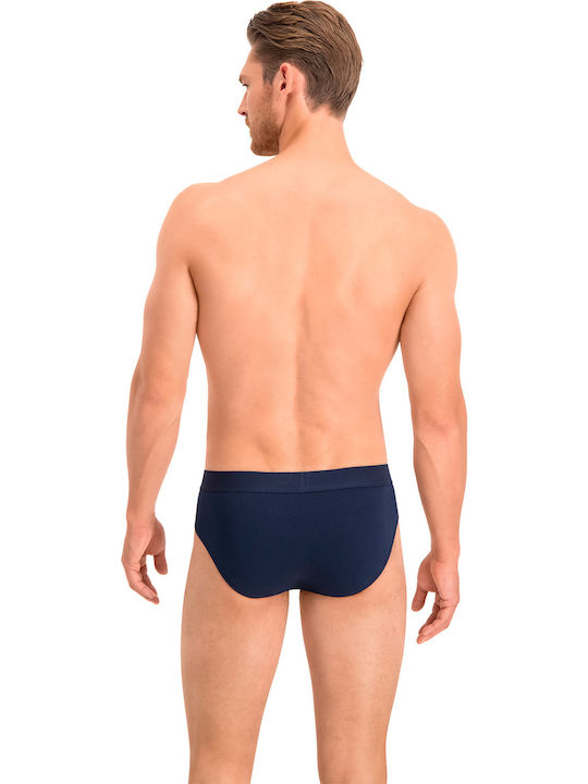 Solid Basic Herren Slips Blau 2Packung