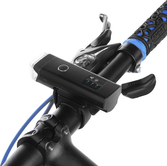 HJ-047 Rechargeable Front Bicycle Light 5 Functions
