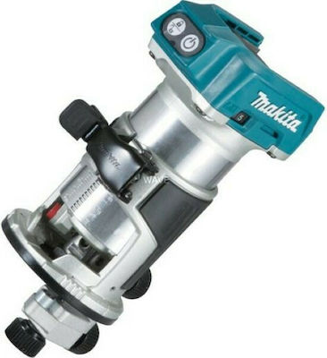 Makita Plunge Router 18V Solo cu Reglaj de Viteză și cu Sistem de Aspirație