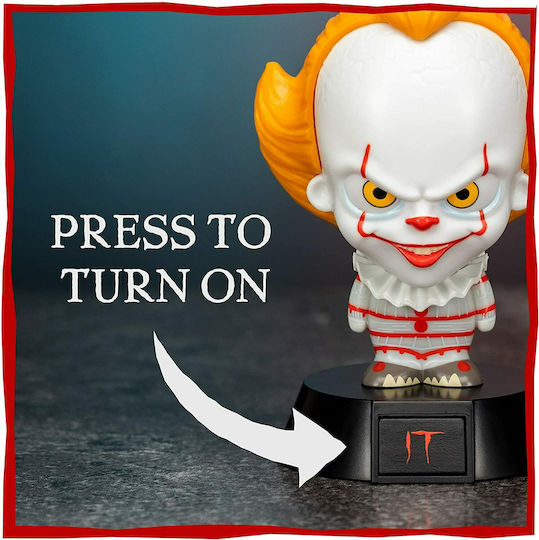 Paladone Παιδικό Διακοσμητικό Φωτιστικό IT Pennywise Icon Πορτοκαλί