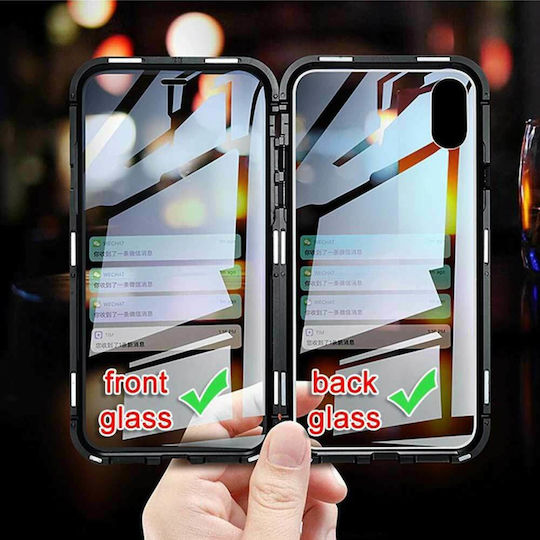 Magnetic 360 Full Cover Metallic Magnetic Black (OnePlus 9)