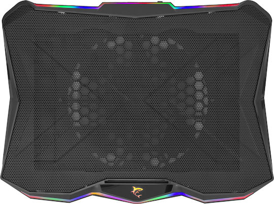 White Shark Glacier Cooling Pad for Laptop up to 17.3" with 1 Fan and Lighting