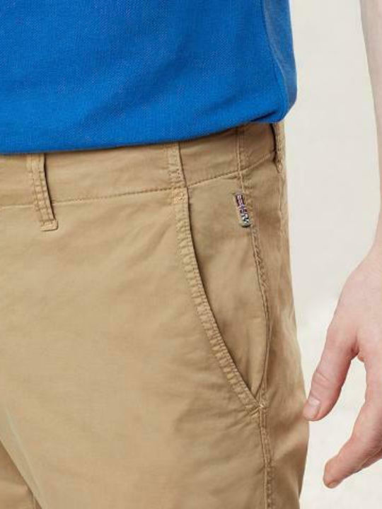 Mana Stretch S 1 Trousers Chino in Slim Fit Beige