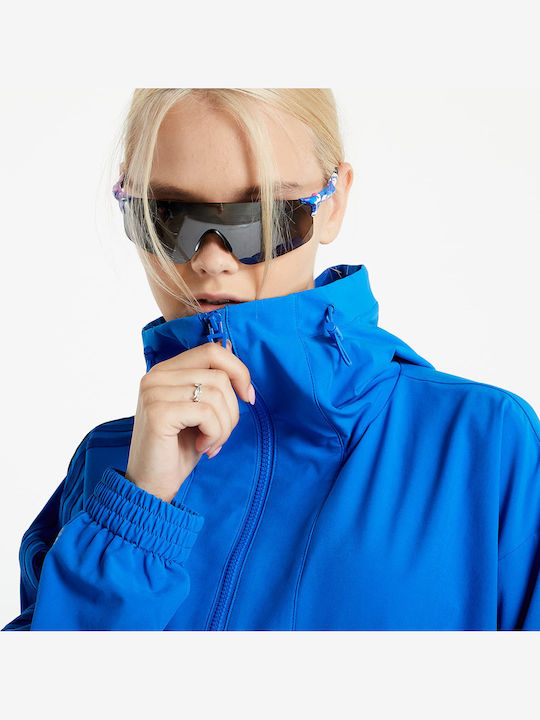 X Ivy Park Women's Long Sports Jacket for Spring or Autumn Blue