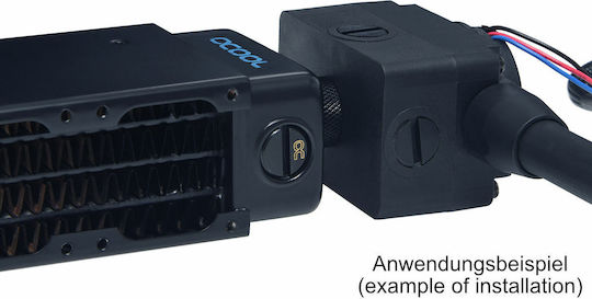 Alphacool Eisstation 40 DC-LT Water Tank Μαύρο