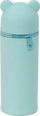 Safta Bear Pencil Case Barrel with 1 Compartment Turquoise