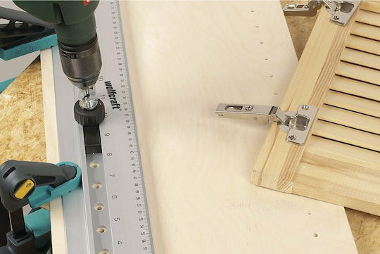 Wolfcraft Bohrführung für Aluminiumdübel Rockler Schubladenrutsche 4650000