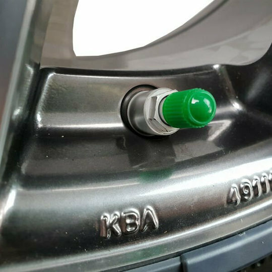 Stix Ventilkappen für Autoreifen Kunststoff Grün 100Stück