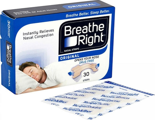 Breathe Right Original Назална Лента Малък/Среден 30бр