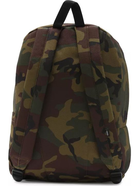 Vans Old Skool IIII Classic Camo School Bag Backpack Junior High-High School Multicolored