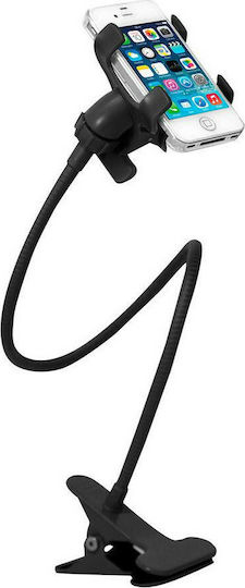 Thumbs Up Clip Holder Flexible Βάση Κινητού με Βραχίονα σε Μαύρο χρώμα
