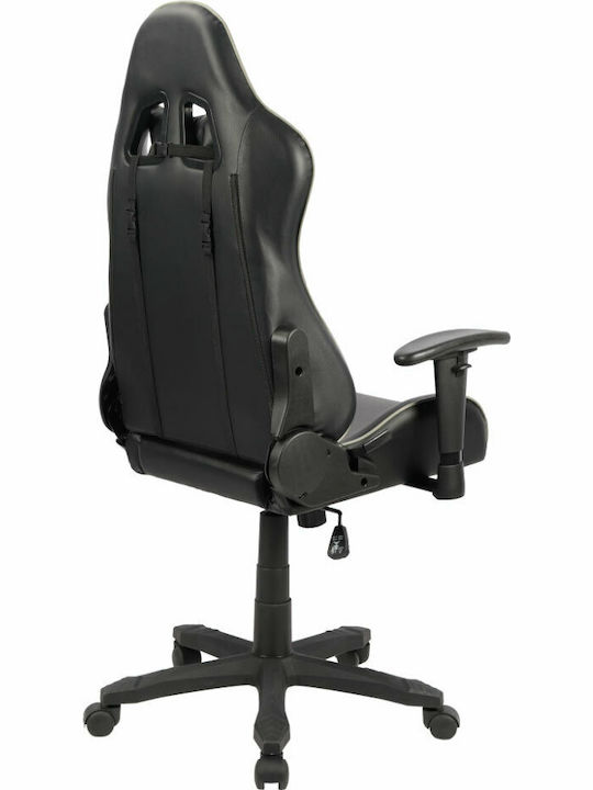 Liberta Gladiator Artificial Leather Gaming Chair with Adjustable Arms Black / Gray