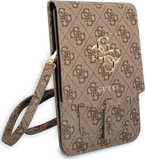 Guess 4G Big Logo Pouch Brown GUWBG4GFBR