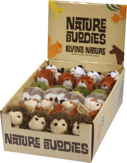 Keycraft With Plush Toy Άγρια Ζώα 9 cm (Various Designs/Assortment of Designs) 1pc