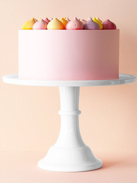 A Little Lovely Company White Plastic Pedestal Cake Stand