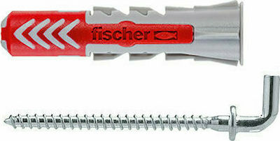 Fischer Βύσμα Duopower με Στραβόβιδα 8x40 Screw Anchor Plastic 535001 4pcs