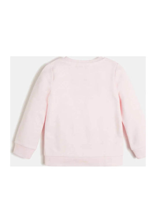 Guess Fleece Kinder Sweatshirt Rosa