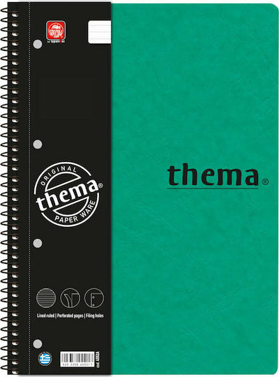 Typotrust Спирал Тетрадка На райета A4 150 Листа 5 Теми Thema 1бр (Различни цветове)