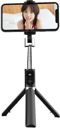 Proda PD-P70S Selfie Stick Τρίποδο Κινητού Μαύρο
