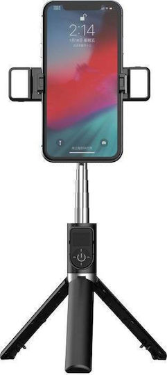 Proda PD-P70S-2 Selfie Stick Τρίποδο Κινητού Bluetooth Μαύρο