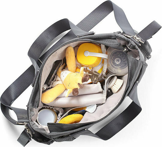 Babyono Shoulder/Hand Diaper Bag Balance Grey 40x31cm.