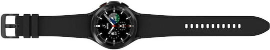Samsung Galaxy Watch4 Classic Bluetooth Stainless Steel 46mm Αδιάβροχο με Παλμογράφο (Black)