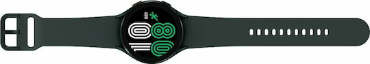 Samsung Galaxy Watch4 Aluminium 44mm Αδιάβροχο με Παλμογράφο (Green)
