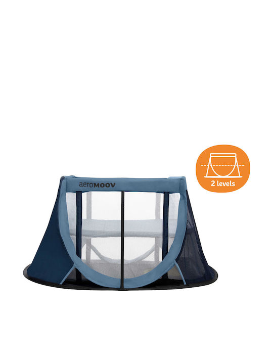 Aeromoov Playpen 2 Levels with Mattress Blue Whale 130x92cm