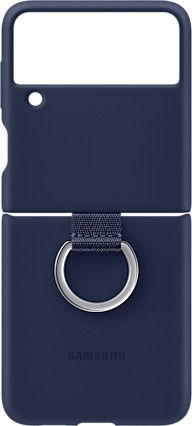 Samsung Silicone Cover with Ring Задна корица Силикон Тъмносин (Galaxy Z Flip3 5G)