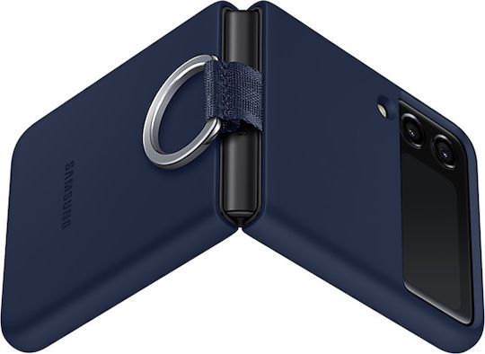 Samsung Silicone Cover with Ring Задна корица Силикон Тъмносин (Galaxy Z Flip3 5G)